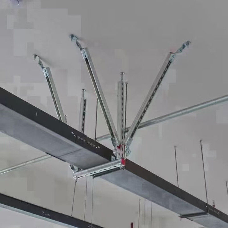 Brackets de travagem sísmica de linha B galvanizados resistentes à corrosão Brace de balanço longitudinal