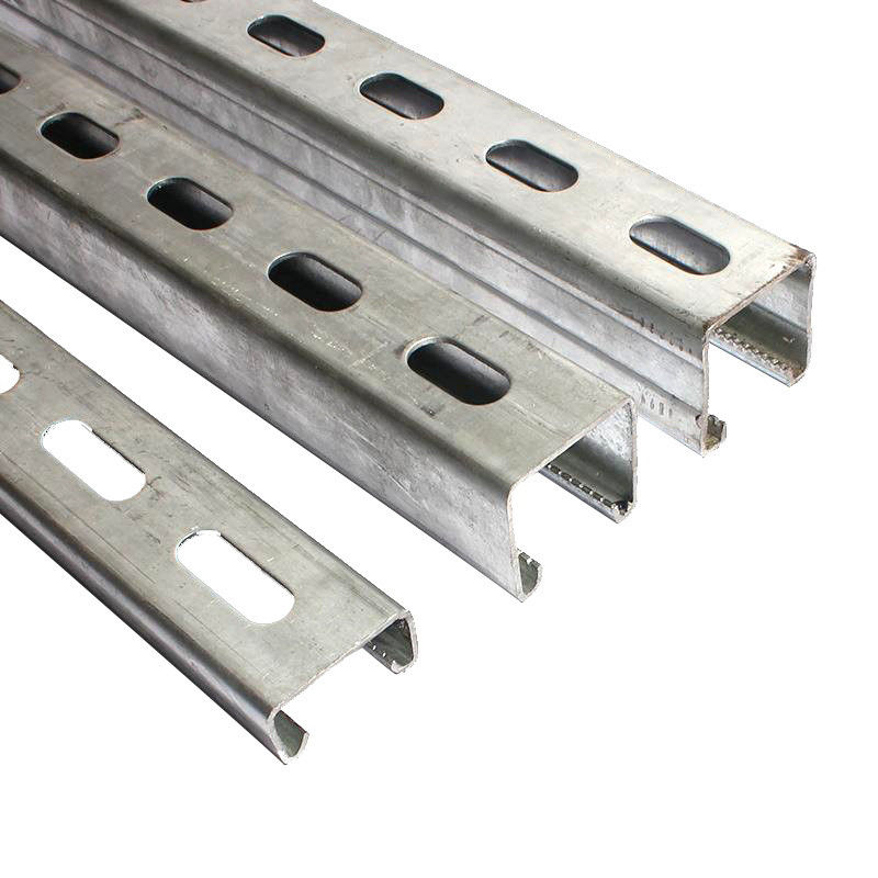 Anodizado Alumínio Unistrut Canal 100 X 50 U em forma de prova de corrosão