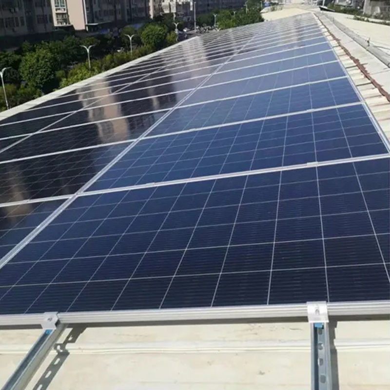 Acero inoxidável suportes fotovoltaicos fotovoltaicos ajustáveis painel solar resistente à corrosão